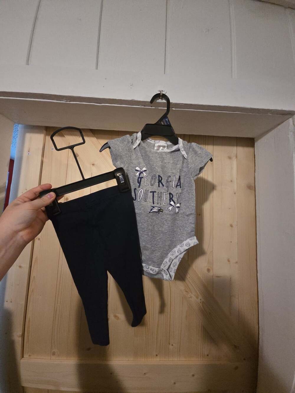 Russell Georgia Southern Bodysuit Set Size 3-6M